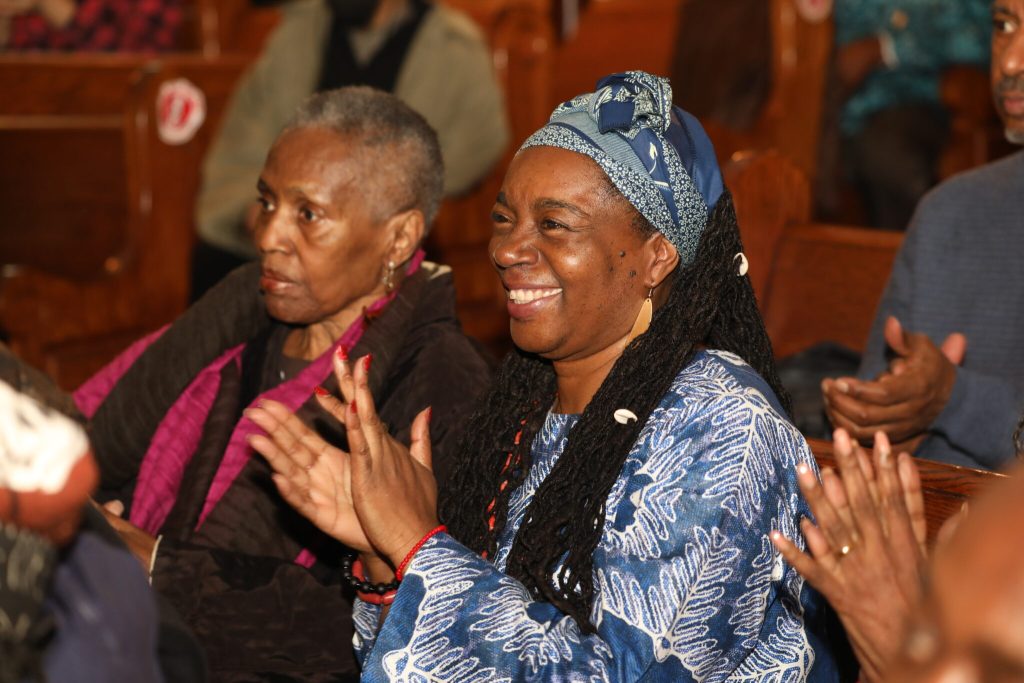 Viola Plummer with Nayaba Arinde