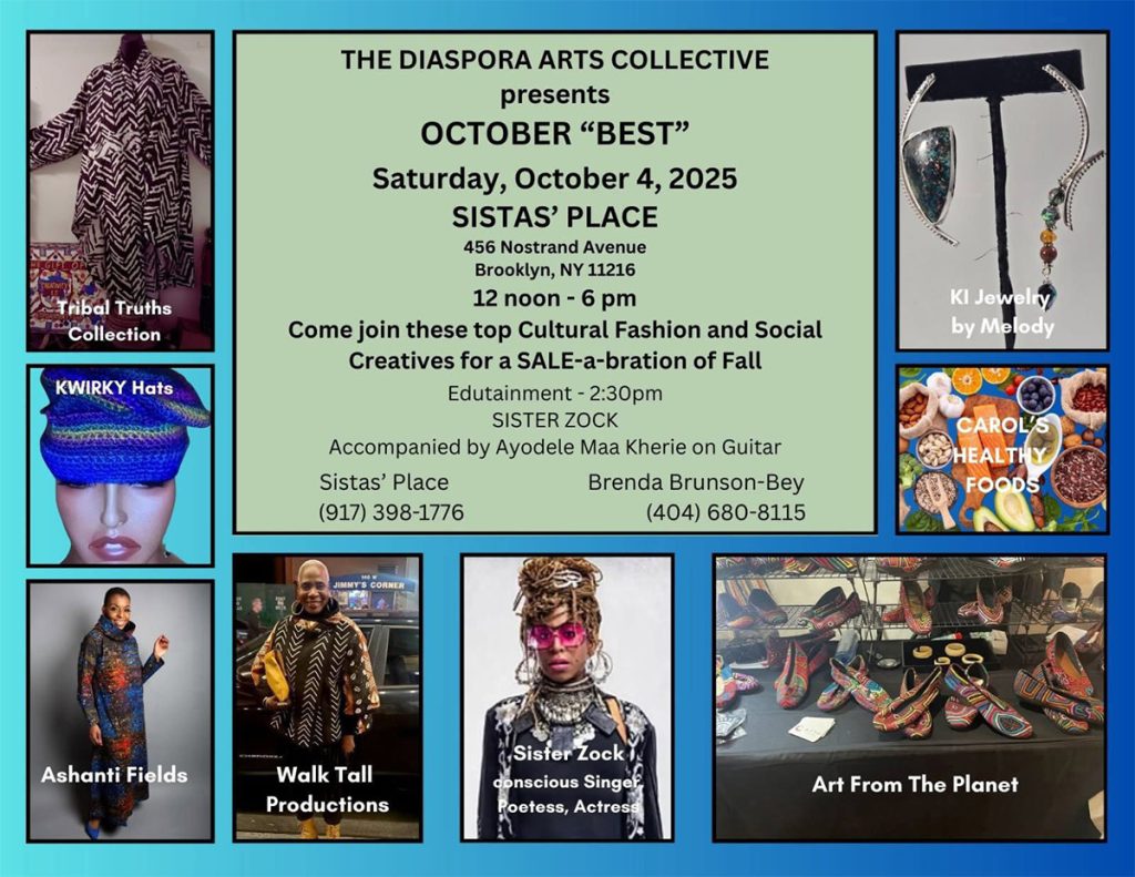 The Diaspora Arts Collective presents October "Best" 