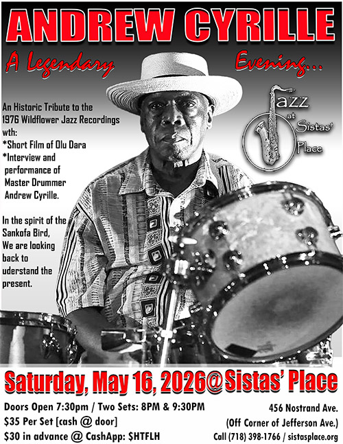 Andrew Cyrille at Sistas' Place