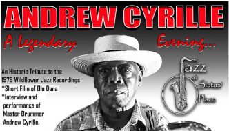 Andrew Cyrille performing and speaking