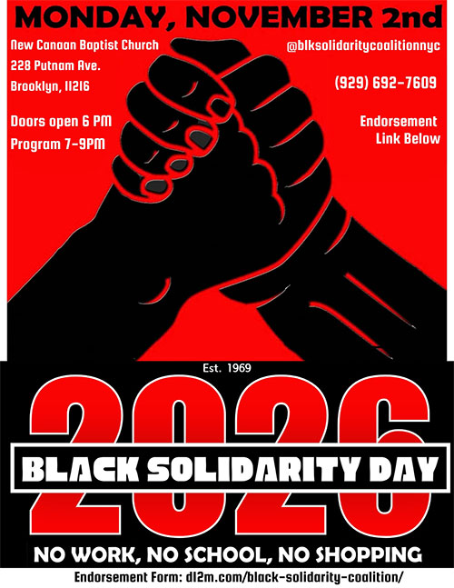 Black Solidarity Day 2026