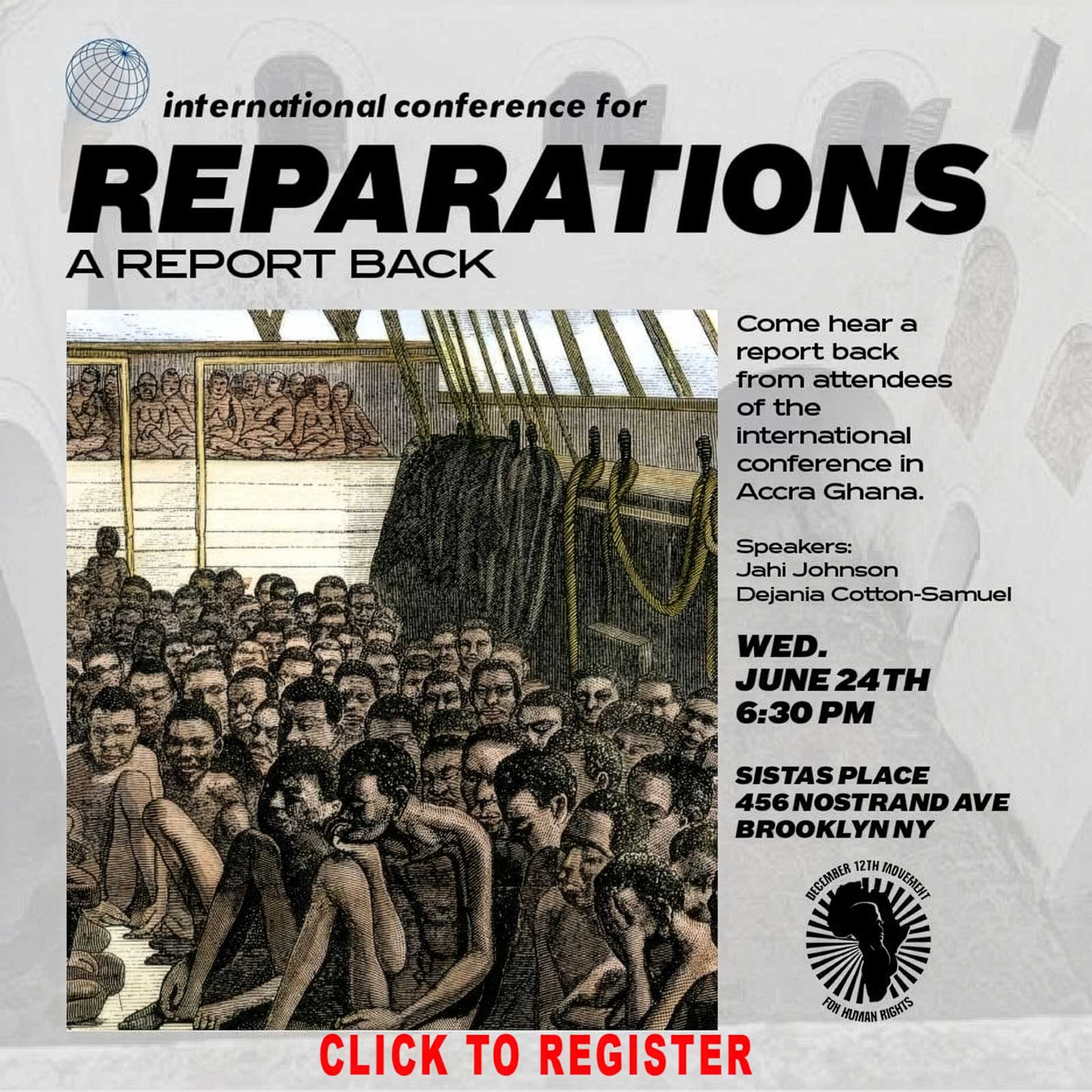 Ghana Reparations Conference Report Back